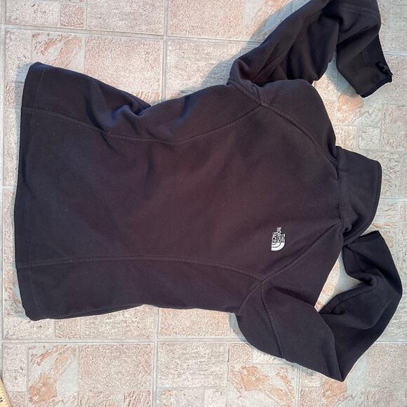 The North Face Jacket Collared Lightweight Fleece Full Zip Black womens Small - Picture 6 of 10
